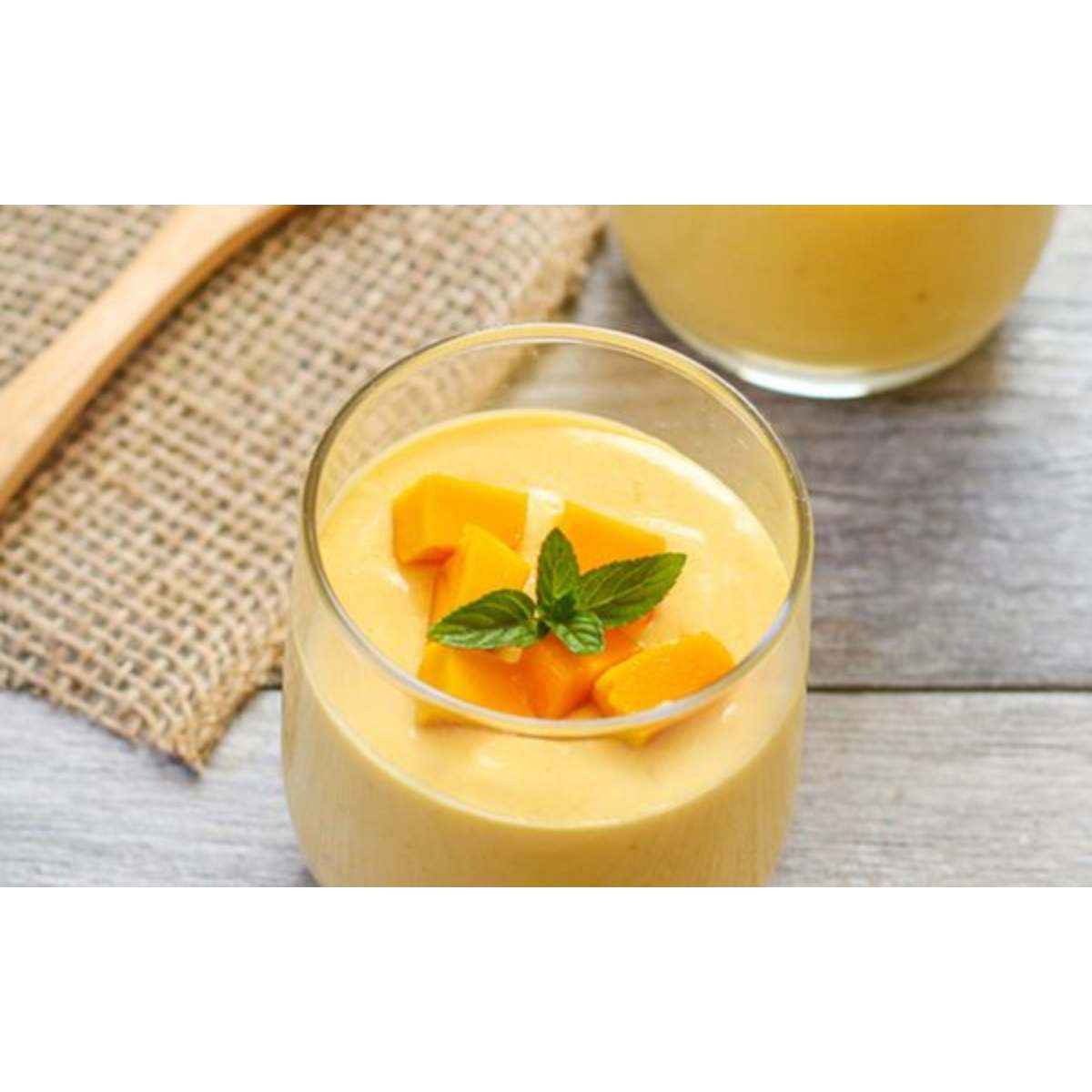 Bánh pudding xoài ngọt mát